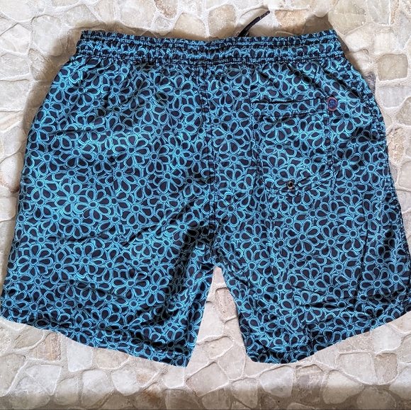 Mr. Swim Men's Floral Print Swim Trunks - Picture 7 of 7